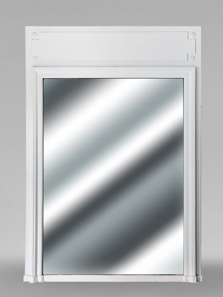 Trumeau de style Louis XVI mouluré-0