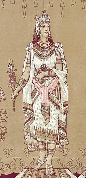 Amonasro et Aïda, tapisseries italiennes-4