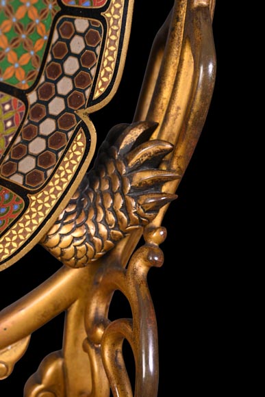 D’après le modèle d’Emile-Auguste REIBER (1826-1893) pour l’Escalier de Cristal, La tortue et le crabe-12