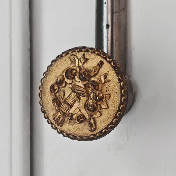 Ensemble de 4 doubles portes en bois sculpté-16