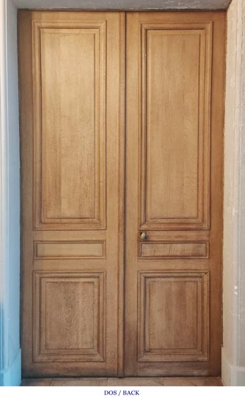 Ensemble de 4 doubles portes en bois sculpté-20