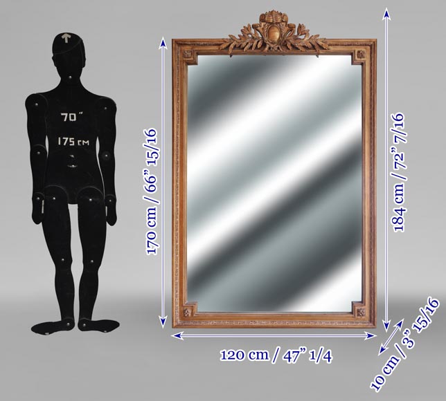 Trumeau doré de style Napoléon III-6