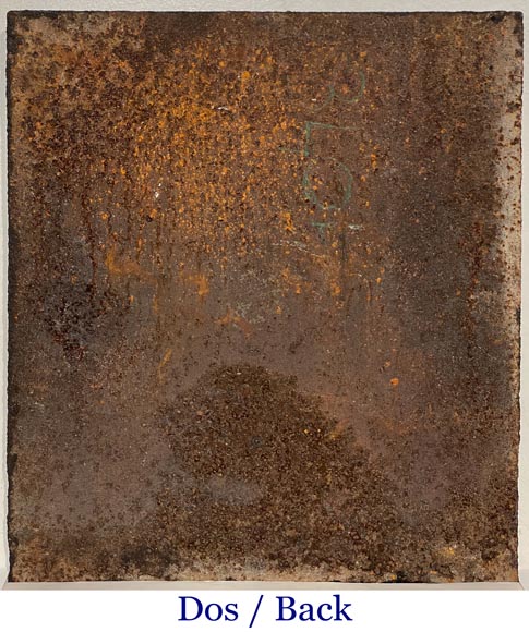 Plaque de cheminée de style Louis XVI aux carquois et flambeaux Plaque de cheminée de style Louis XVI aux carquois et flambeaux-7