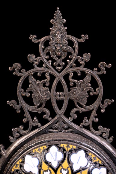 BOYE Charles, Pendule de table à décor orientaliste-1