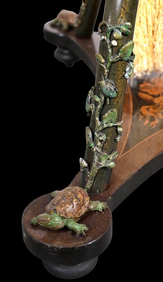 Charles-Guillaume DIEHL, Guéridon aux insectes et papillons-11