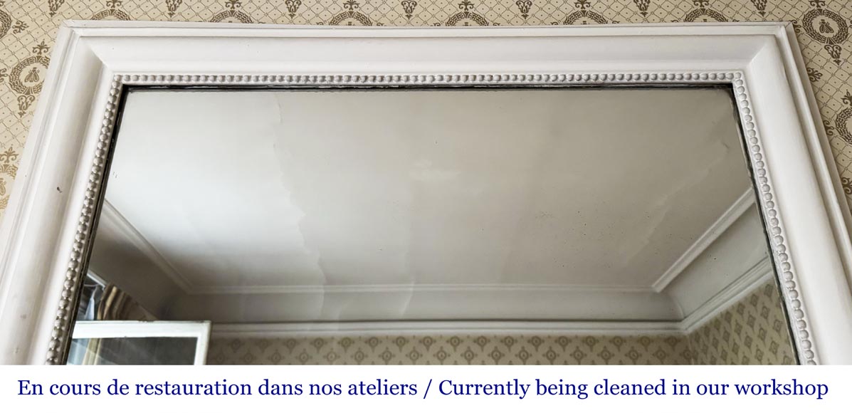 Trumeau de style Louis XVI avec un filet de perle-1