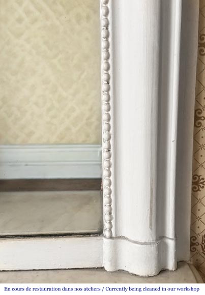 Trumeau de style Louis XVI avec un filet de perle-4