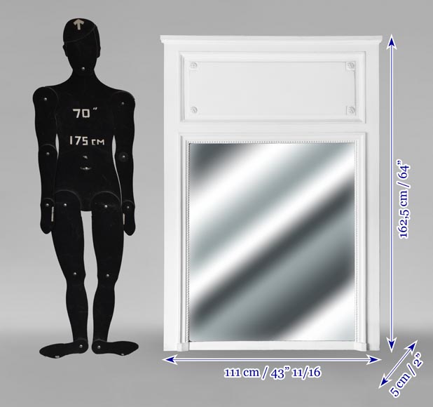 Trumeau de style Louis XVI à décor de perle Trumeau de style Louis XVI à décor de perle-5