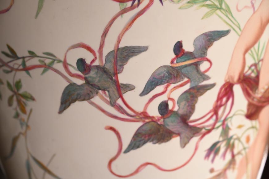 Manufacture de SÈVRES, Paire de vases Rhodes commandée par la Maison de l’Empereur Napoléon III-14