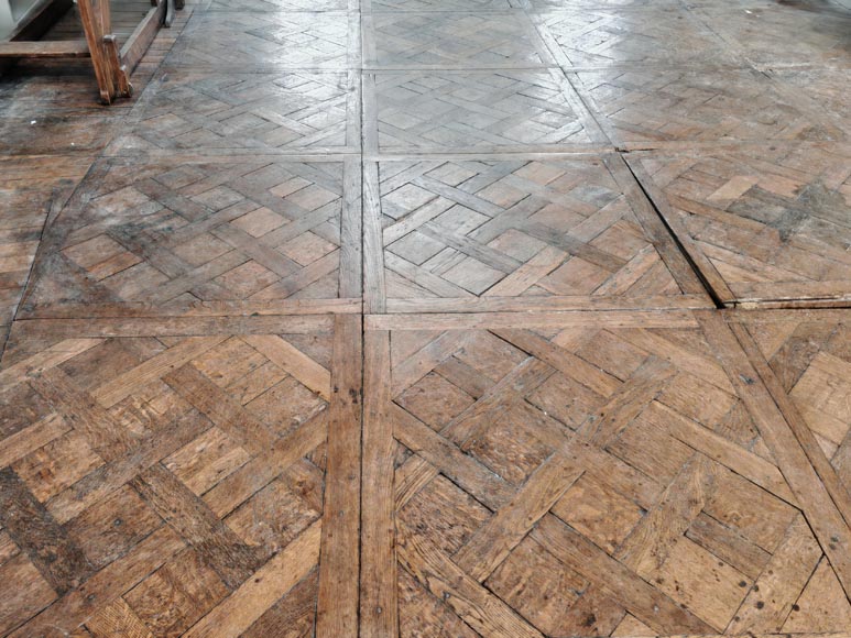 Parquet d'époque Louis XV de Versailles en chêne-2