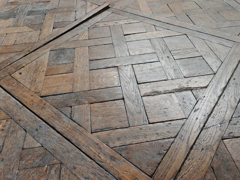 Parquet d'époque Louis XV de Versailles en chêne-7
