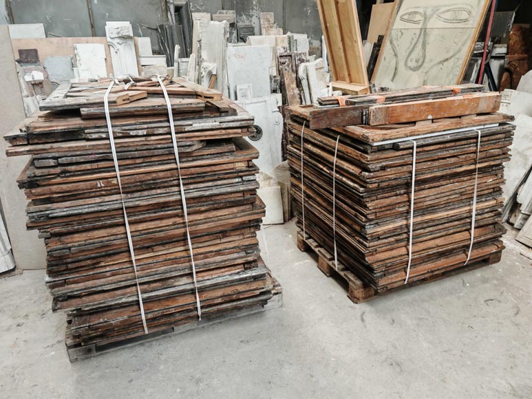 Parquet d'époque Louis XV de Versailles en chêne-11