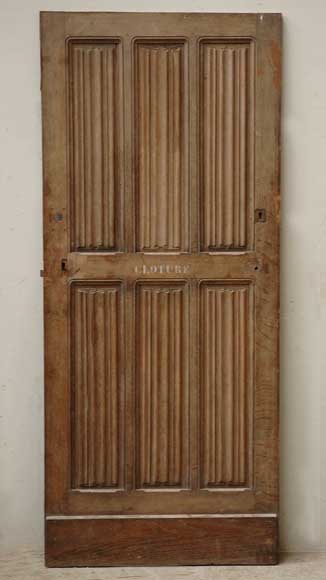 Porte serviette ancien en bois d'occasion - Décoration