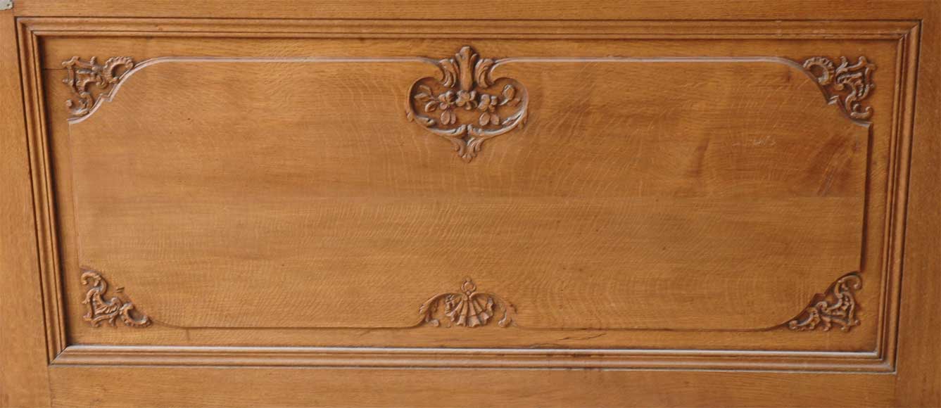 Pièce de boiserie en chêne du début du XXè siècle de style Louis XV-6