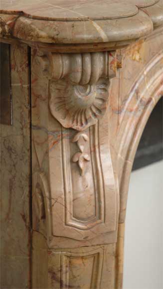 Louis XV style fireplace in Sarrancolin_fr