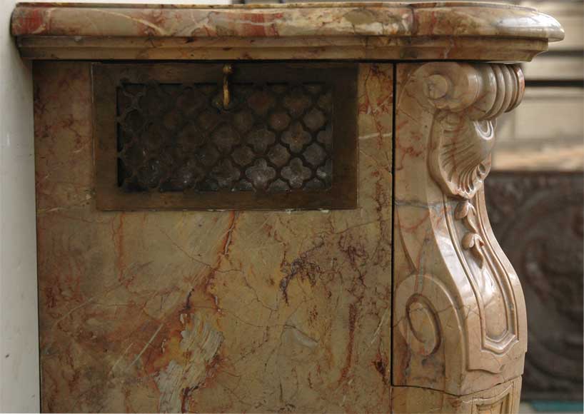 Louis XV style fireplace in Sarrancolin_fr