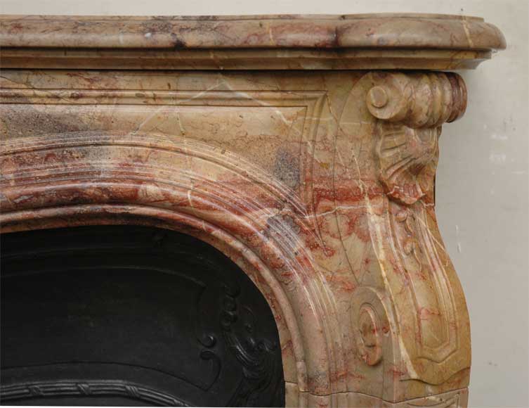 Louis XV style fireplace in Sarrancolin_fr