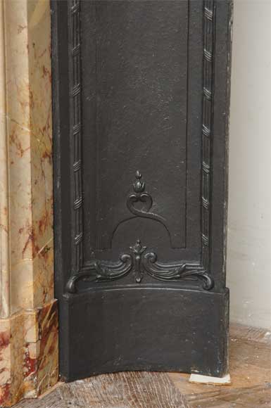 Louis XV style fireplace in Sarrancolin_fr