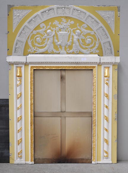 Très belle pièce de boiserie de style Louis XVI provenant de l'Hôtel de Crillon, Paris-19