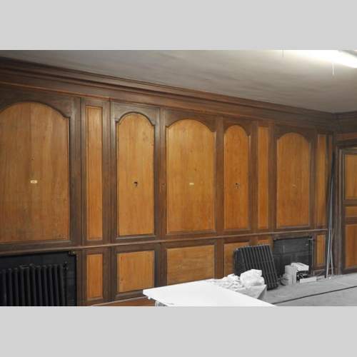 Pièce de boiserie en chêne et sapin du XVIIIè siècle