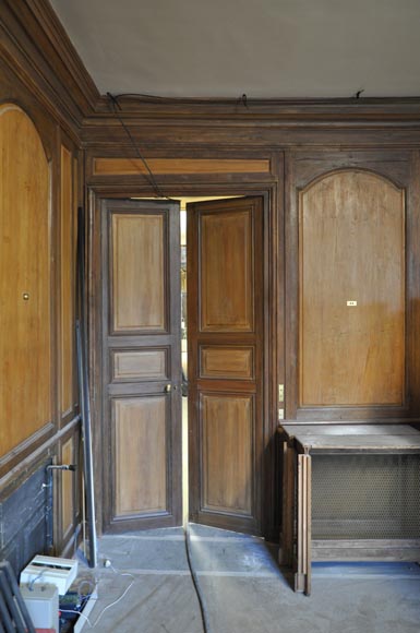 Pièce de boiserie en chêne et sapin du XVIIIè siècle-7