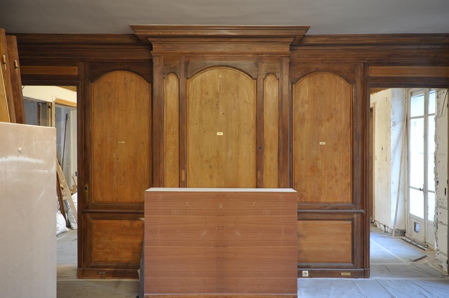 Pièce de boiserie en chêne et sapin du XVIIIè siècle-8