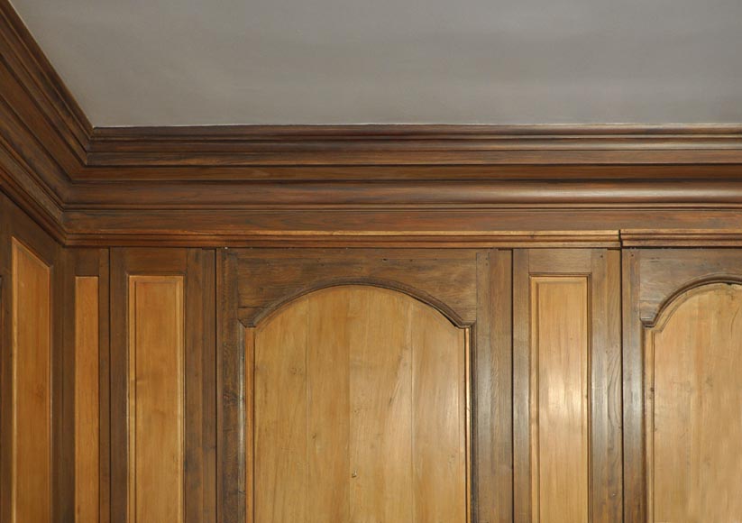 Pièce de boiserie en chêne et sapin du XVIIIè siècle-10