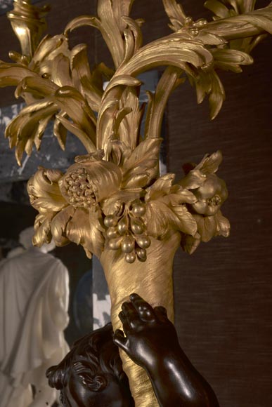 Exceptionnelle cheminée réalisée par Alfred Emmanuel Beurdeley pour Cornelius II Vanderbilt, 1893-18