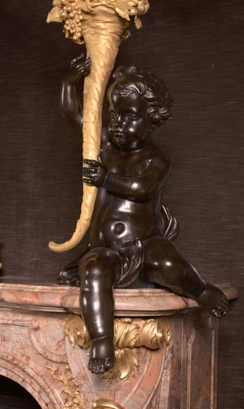 Exceptionnelle cheminée réalisée par Alfred Emmanuel Beurdeley pour Cornelius II Vanderbilt, 1893-22