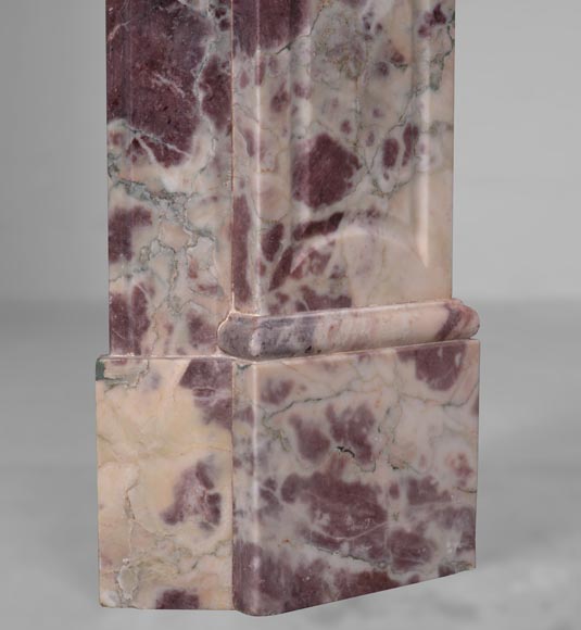 Petite cheminée Pompadour en marbre Fleur de pêcher-7