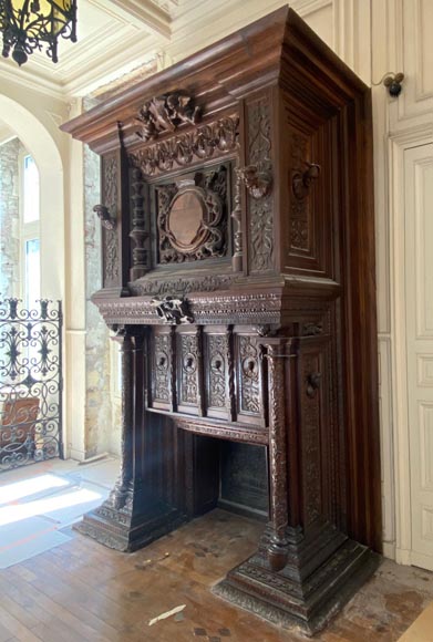 Miroir De Style Néo-renaissance, France Vers 1880