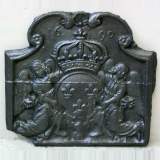 Plaque de cheminée datée de 1690