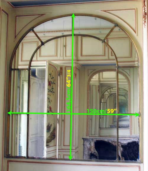 Ensemble complet de boiseries avec décors en laque de Coromandel-7