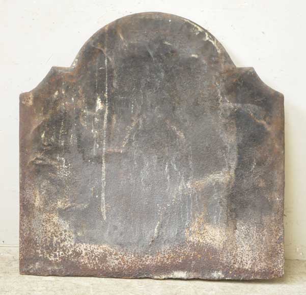 Plaque de cheminée ancienne aux armes de la famille Gaullier de la Selle-5